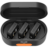 RODE罗德wireless go二代无线领夹麦克风一拖二直播采访手机收音话筒 RARE C-3充电盒