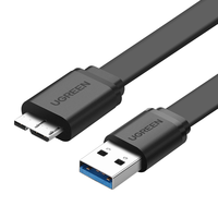 绿联 Micro USB3.0数据线 0.25米 移动硬盘转接线