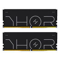 阿斯加特（Asgard）96GB(48GBx2) DDR5 6400 台式机内存条 雷神索尔 马甲条 海力士M-die CL32 极夜黑