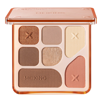 美康粉黛 七色多功能 女士眼影盘 01从容烟棕 8.5g