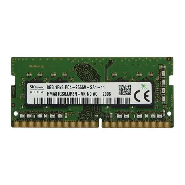 SK hynix 海力士 DDR4 8G 2666 笔记本内存条 8GB 绿色