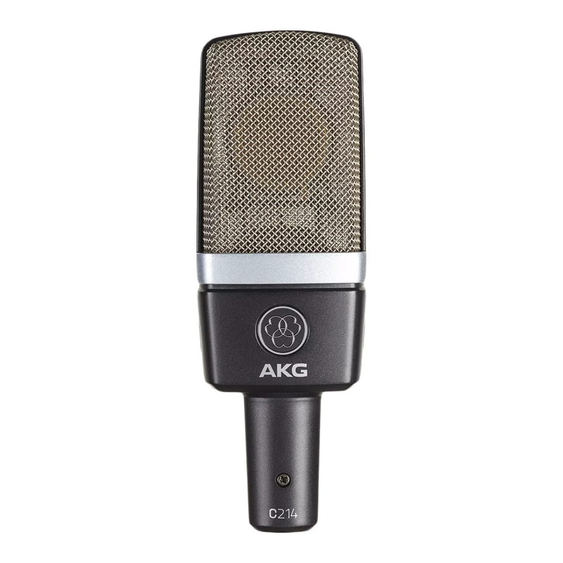 AKG 爱科技 KG 爱科技 多指向电容麦克风  专业录音直播主播K歌合唱设备全套 电脑手机声卡话筒套装 AKG C214