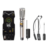  iSK/声科 专业录音 无线动圈麦克风套装+声卡+无线耳机