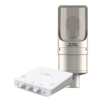 得胜（TAKSTAR） PC-K200 德胜电容麦克风话筒 录音直播声卡设备套装 k200配midiplus R2直播声卡套餐