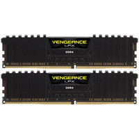 USCORSAIR 美商海盗船 复仇者LPX系列 DDR4 3200MHz 台式机内存 马甲条 黑色 16GB 8GB*2