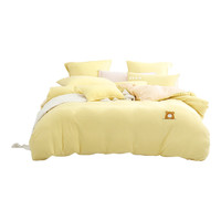 百丽丝 水星家纺 四件套纯棉   夜曲 1.8米床 床单款