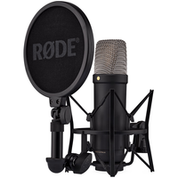 RØDE 罗德 RODE罗德 NT1 5th大震膜录音室电容麦克风USB直连话筒黑色(