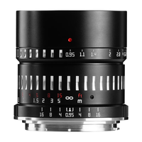 铭匠光学 TTArtisan光学 50mm f0.95人像定焦镜头适用富士佳能R10 m6 松下L口索尼E 黑色 尼康Z口