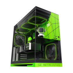 几何未来 Model5悟空电脑机箱 NV绿 EATX主板 4090显卡