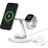 belkin/贝尔金 磁吸三合一 无线充电器  单Type-C口 星光色 单头 15W