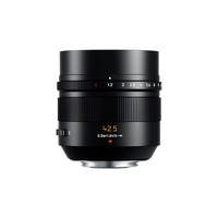 Panasonic 松下 42.5mm F1.7微单相机 大光圈中远定焦镜头 M4/3卡口 黑色