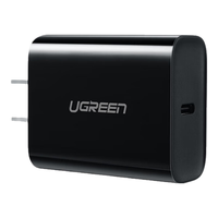 UGREEN/绿联 CD137 苹果快充套装+数据线 单Type-C口 线充套装 黑色 20W