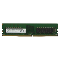 Merkom 镁光 DDR4 2400MHz 台式机内存 普条 绿色 8GB MT8GD4PC-2400