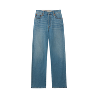 Levi's李维斯25年秋冬女士Ribcage高腰修身直筒休闲牛仔长裤 浅蓝色 28 (29)