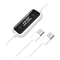春程smart km link键盘鼠标同步器 USB高速对拷线 电脑数据对传线  共享线传输线 连机线PC双机拷贝线 KM01键鼠共享线