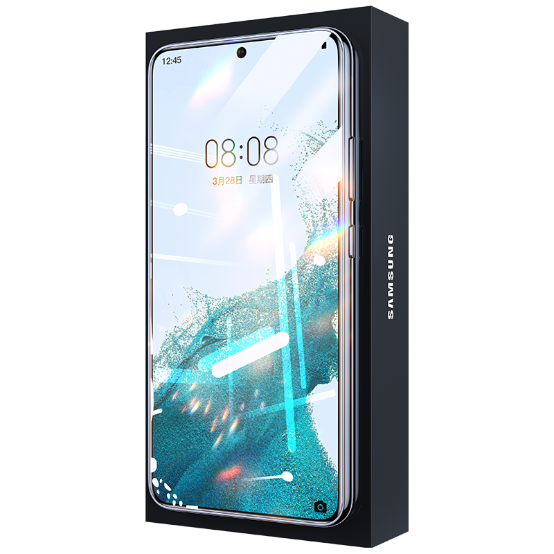  ESK/依斯卡 全屏覆盖高清防刮淡指纹保护 三星Galaxy S22钢化膜