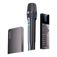 飞利浦（PHILIPS） CSS3000K 车载K歌麦克风 多场景适用车载音响汽车兼容UHF无线话筒AUX链接FM万能麦 BBS联合研发