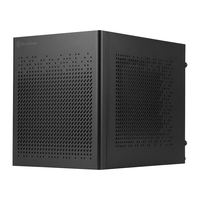SilverStone 银昕 银欣 银昕(SilverStone)SG16珍宝16 黑色ITX机箱(小体积/支持120水冷/ATX.SFX电源/塔式散热)