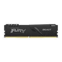 Kingston 金士顿 Fury DDR4 3200MHz 台式机内存 马甲条 黑色 32GB KF432C16BB/32-SP