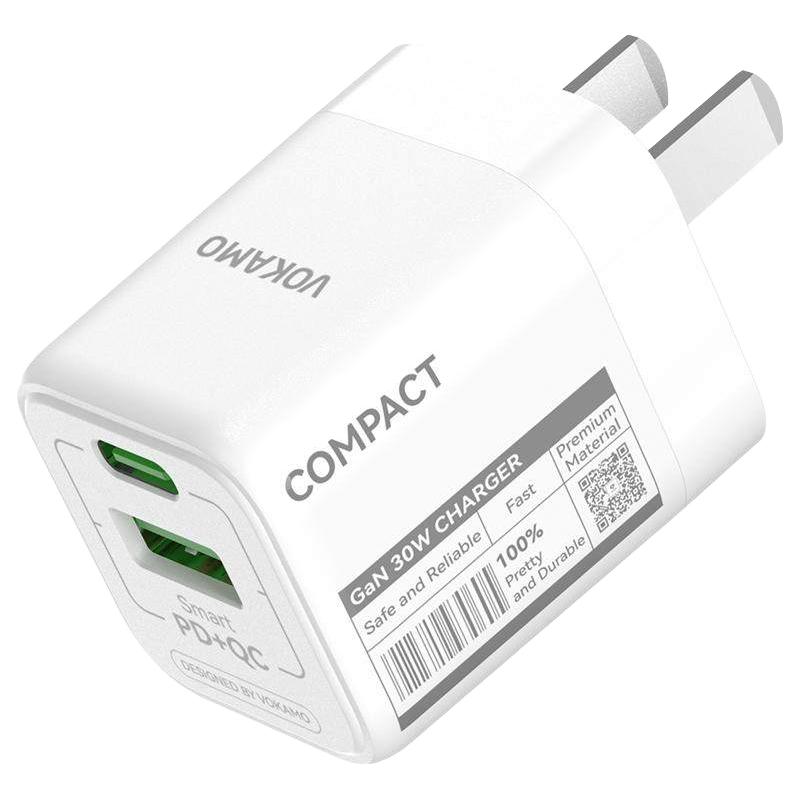 VOKAMO 手机充电器 USB-A/Type-C 20W