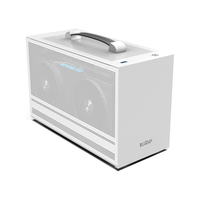 PCCOOLER 超频三 蜂鸟1 I100G PRO MINI-ITX机箱 非侧透 白色