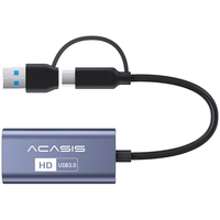 ACASIS USB/Type-C双输出1080P采集 视频采集卡