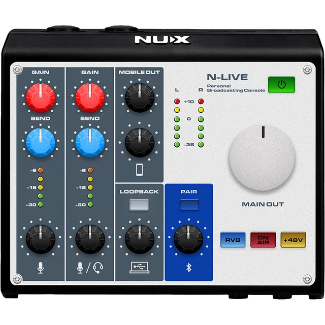  NUX/纽克斯 直播K歌录音 调音台声卡 电容麦克风