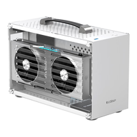 超频三 蜂鸟I100 MINI-ITX机箱 全侧透 白色