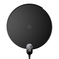 倍思 苹果无线充电器15W数显快充适用于iPhone14/13/12ProMax/11/Xs/8Plus华为小米三星手机Qi充电板耳机底座