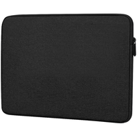 BUBM 必优美 苹果联想13air pro英寸笔记本电脑包女商务Macbook12内胆包男华硕戴尔小米保护套 FMBM-13.3黑色
