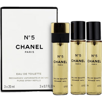 CHANEL 香奈儿 五号经典女士淡香水替换装 EDT 20ml*3