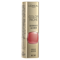 巴黎欧莱雅 L'OREAL PARIS欧莱雅口红纷泽滋润唇膏RC301枫叶色 619持久保湿 M406 P201#玫瑰小姐! R513&樱桃红正红
