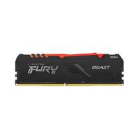 Kingston 金士顿 Fury系列 DDR4 3200MHz RGB 台式机内存 灯条 黑色
