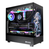Thermaltake/曜越 270°全景 电脑机箱 ATX主板 360水冷 4090显卡  黑色