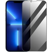 PISEN 品胜 苹果13/13Pro防窥钢化膜 iPhone13/13Pro防窥高清手机膜防偷看防爆防摔抗指纹防窥膜 2片装