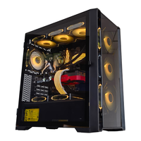 WJCOOLMAN/玩嘉 360水冷位 台式机电脑机箱 360水冷位 玻璃侧透 185MM高散热 11风扇位 4个防尘网 绝尘360黑色