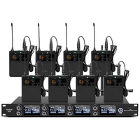 得普声 防啸叫 无线麦克风 领夹式头戴耳麦 电容麦