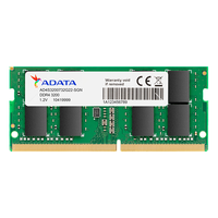 ADATA 威刚 万紫千红系列 DDR4 3200 MHz 笔记本内存 普条 绿色 32GB