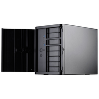 银昕 SilverStone SST-DS380B MINI-ITX机箱 非侧透 黑色