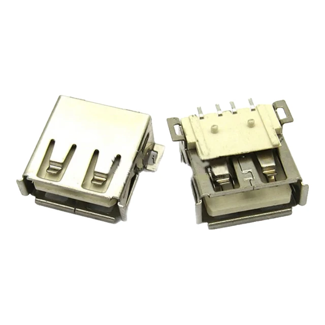 祥来鑫 USB-A型插座母座180度贴片【20个】