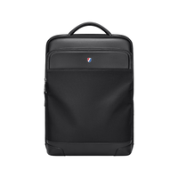 蔻一 Cnolés男士电脑包商务简约通勤实用出差笔记本电脑大容量双肩包新年老公 黑色