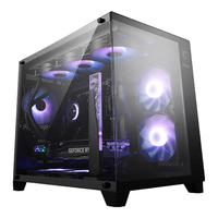 MSI/微星 270°无立柱 电脑游戏主机机箱 碉堡黑