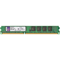 Kingston 金士顿 KVR系列 DDR3 1600MHz 台式机内存 普条 绿色 4GB KVR16LN11/4-SP 低电压版
