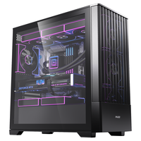 PADO 半岛铁盒 W3 M-ATX 玻璃侧透机箱 黑色