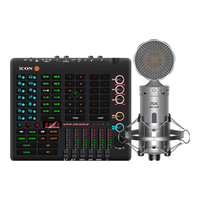  iSK/声科 专业直播 直播设备套装+艾肯LiveConsole声卡+有线电容话筒