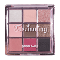GOGO TALES/戈戈舞 九色琉璃 眼影盘  G03烟熏灰粉盘 15.3g