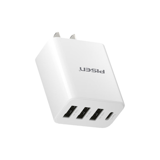  PISEN/品胜 多口快充 充电器  Type-C+USB-A口 单头 18W