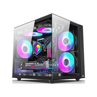  HEISHITA/黑石塔 270°全景 电脑机箱  黑色