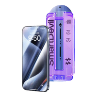 SMARTDEVIL/闪魔 高清防尘 iPhone15钢化膜