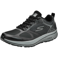 Skechers斯凯奇男鞋跑鞋透气网面跑步鞋舒适缓震回弹休闲运动鞋 35-黑色/灰色 42